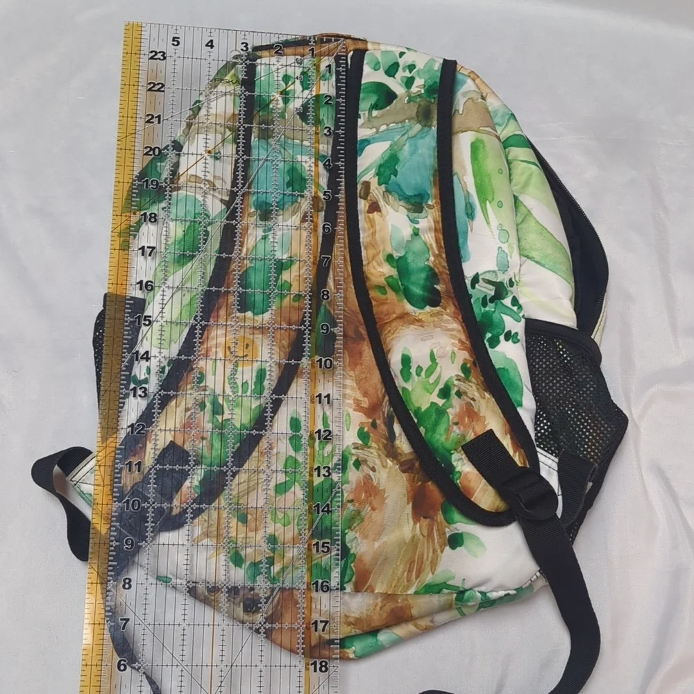 Sloth Water Color Adjustable School Overnight Backpack Jungle Zoo READ